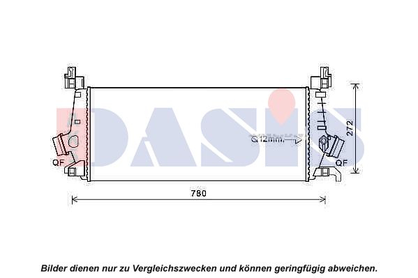 AKS DASIS Kompressoriõhu radiaator 157048N